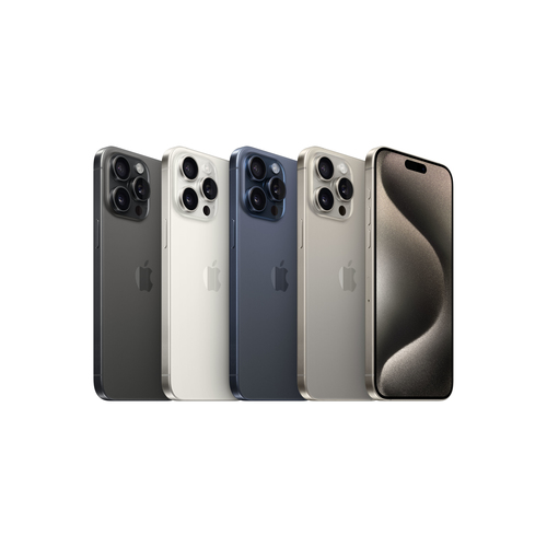 iPhone 15 Pro Max 512 Go - Titane Noir - De dos
