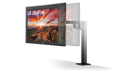 LG 27UN880P-B 4K 27" - Incliné à gauche