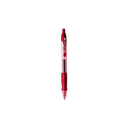 Illustration of product : BIC Gel-ocity Stylos Gel Rétractables Pointe Moyenne (0,7 mm) - Rouge (1)
