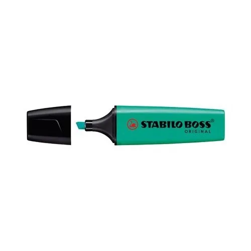 Illustration of product : STABILO Surligneur BOSS ORIGINAL pointe biseautée Turquoise (1)