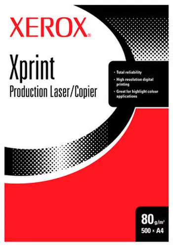 Illustration of product : Lot de 5 - XEROX Ramette 500 feuilles papier extra blanc et lisse XEROX COLORPRINT A4 100g CIE 160 (1)