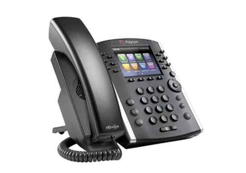 Polycom VVX410 Téléphone VoIP - Angle Gauche