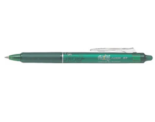 Illustration of product : PILOT Stylo Roller FriXion Clicker rétractable, pointe moyenne Vert (1)