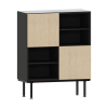 Armoire prestige - Acacia et Noir