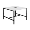 Table Astrolite Haute - Noir Blanc