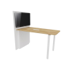 Table Visio Hub - Blanc Nebraska