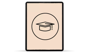 Illustration tablette secteur éducatif