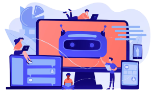 Automatisation informatique illustration