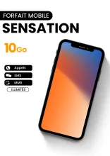 Forfait Sensation mobile 10Go