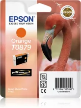 EPSON T0879 cartouche d encre orange capacité standard 11.4ml 1-pack blister sans alarme