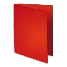 EXACOMPTA Paquet de 100 sous chemises 80 gr coloris rouge