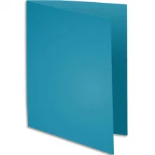 EXACOMPTA Paquet de 100 chemises ROCK&#039;S en carte 210 grammes coloris Bleu
