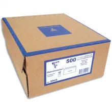 CLAIREFONTAINE Boîte de 500 enveloppes PEFC C5 162x229mm vélin Blanc 80g auto-adhésive 2642