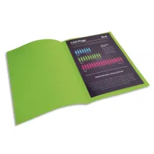 EXACOMPTA Paquet de 100 chemises ROCK&#039;S en carte 210 grammes coloris Vert clair