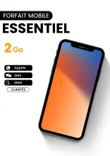 Forfait mobile Essentiel 2Go