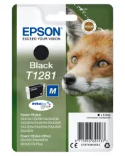 EPSON T1281 cartouche d encre noir capacité standard 5.9ml 1-pack blister sans alarme
