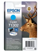 EPSON T1302 cartouche d encre cyan très haute capacité 10.1ml 1-pack blister sans alarme - DURABrite Ultra Ink