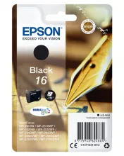 EPSON 16 cartouche dencre noir capacité standard 5.4ml 175 pages 1-pack blister sans alarme