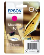 EPSON 16 cartouche encre magenta capacité standard 3.1ml 165 pages 1-pack RF-AM blister
