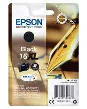 EPSON 16XL cartouche dencre noir haute capacité 12.9ml 500 pages 1-pack blister sans alarme