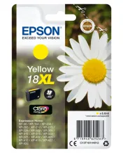 EPSON 18XL cartouche dencre jaune haute capacité 6.6ml 450 pages 1-pack blister sans alarme
