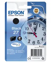 EPSON 27 cartouche dencre noir capacité standard 6.2ml 350 pages 1-pack blister avec alarme - DURABrite ultra encre
