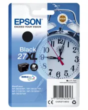 EPSON 27XL cartouche d encre noir haute capacité 17.7ml 1.100 pages 1-pack blister sans alarme - DURABrite ultra encre
