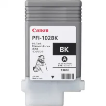 CANON PFI-102BK cartouche encre teintée noir capacité standard 130ml pack de 1