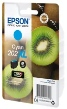 EPSON Encre Claria Premium - Cartouche Kiwi 202 Cyan (XL) sans alarme