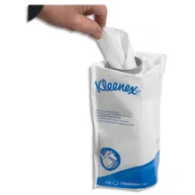 KLEENEX Lot de 6 paquets de 100 Lingettes désinfectantes mains sans parfum, sans alcool, sans colorant