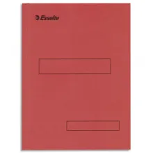 ESSELTE Boîte de 100 sous-dossiers 160g à 2 rabats Rouge Scor, pour dossiers armoire et tiroir