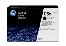 HP 05XD original Laserjet Toner cartridge CE505XD black high capacity 2 x 6.500 pages 2-pack