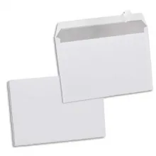 Boîte de 500 enveloppes Blanches 80g C5 162x229 mm auto-adhésives