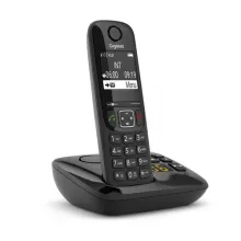 GIGASET Téléphone sans fil AS690A avec répondeur Noir AS690ANoir