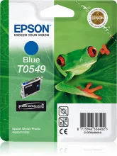 EPSON T0549 cartouche dencre bleu capacité standard 13ml 400 pages 1-pack blister sans alarme