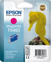 EPSON T0483 cartouche d encre magenta capacité standard 13ml 430 pages 1-pack blister sans alarme