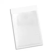 PERGAMY Paquet de 100 pochettes en kraft Blanches intérieure bulles d'air format 18 x 26 cm
