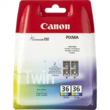 CANON CLI-36 cartouche d encre couleur 2-pack blister avec alarme