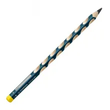 STABILO Crayon graphite EASYGraph. Mine HB. Pour gaucher. Corps triangulaire avec empreintes préformées