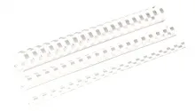 FELLOWES Boîte de 100 peignes anneaux plastique 12 mm Blanc 5346206
