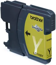 BROTHER LC-1100 cartouche d encre jaune capacité standard 7.5ml 325 pages 1-pack blister sans alarme