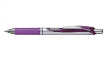 PENTEL Roller à encre gel ENERGEL RT rétractable pointe moyenne coloris Violet BL77-V