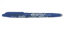 PILOT Stylo bille encre gel qui s&#039;efface à l&#039;aide de la gomme en bout de stylo FriXion coloris Bleu