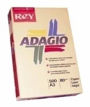 INAPA Ramette 500 feuilles papier couleur pastel ADAGIO Saumon pastel A3 80g