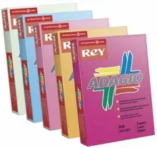 INAPA Ramette 250 feuilles papier couleur pastel ADAGIO Rose pastel A4 160g