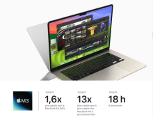 MacBook Air 15 M3 puissance